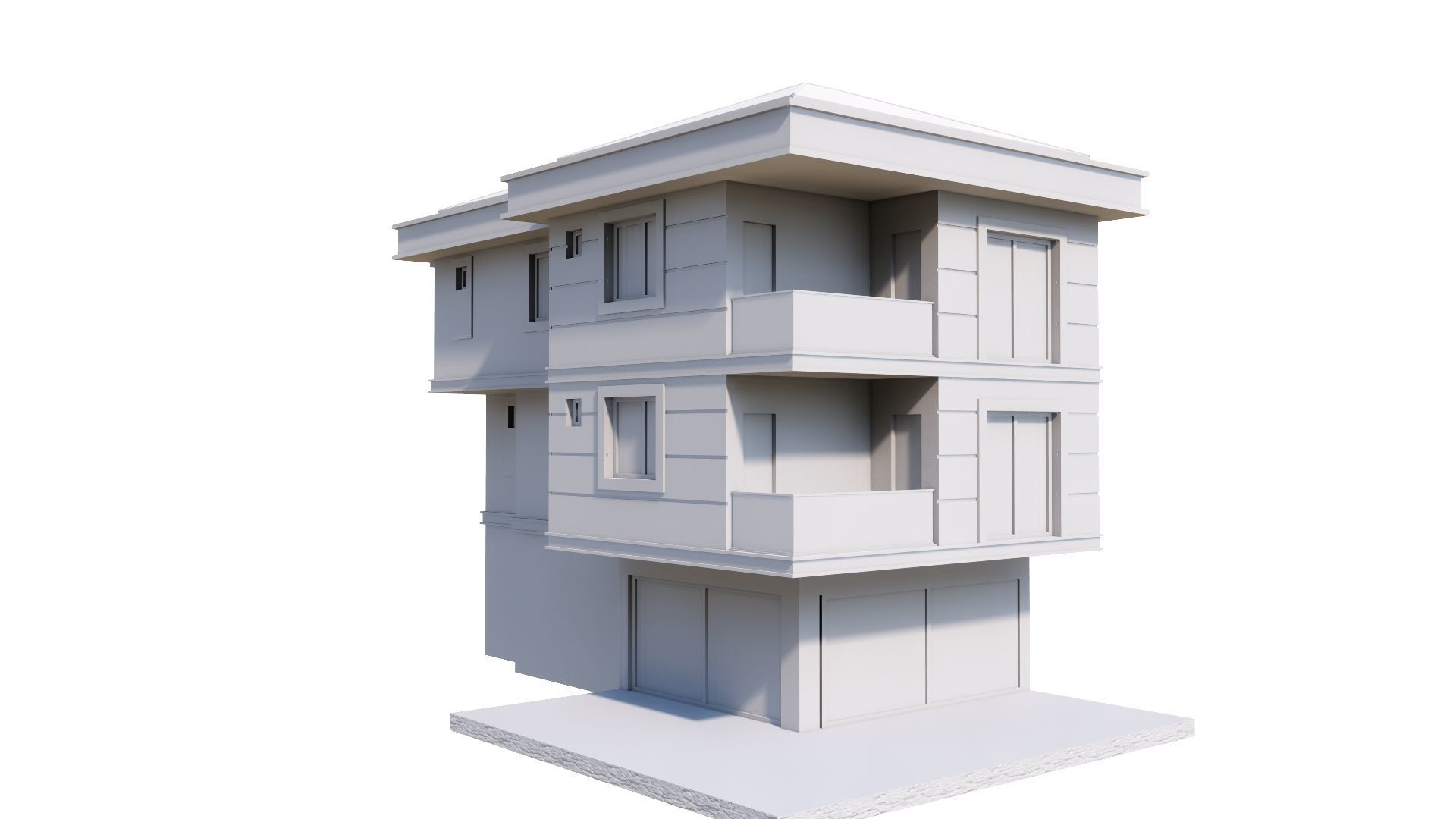 HOUSE 143 Low-poly 3D model_60
