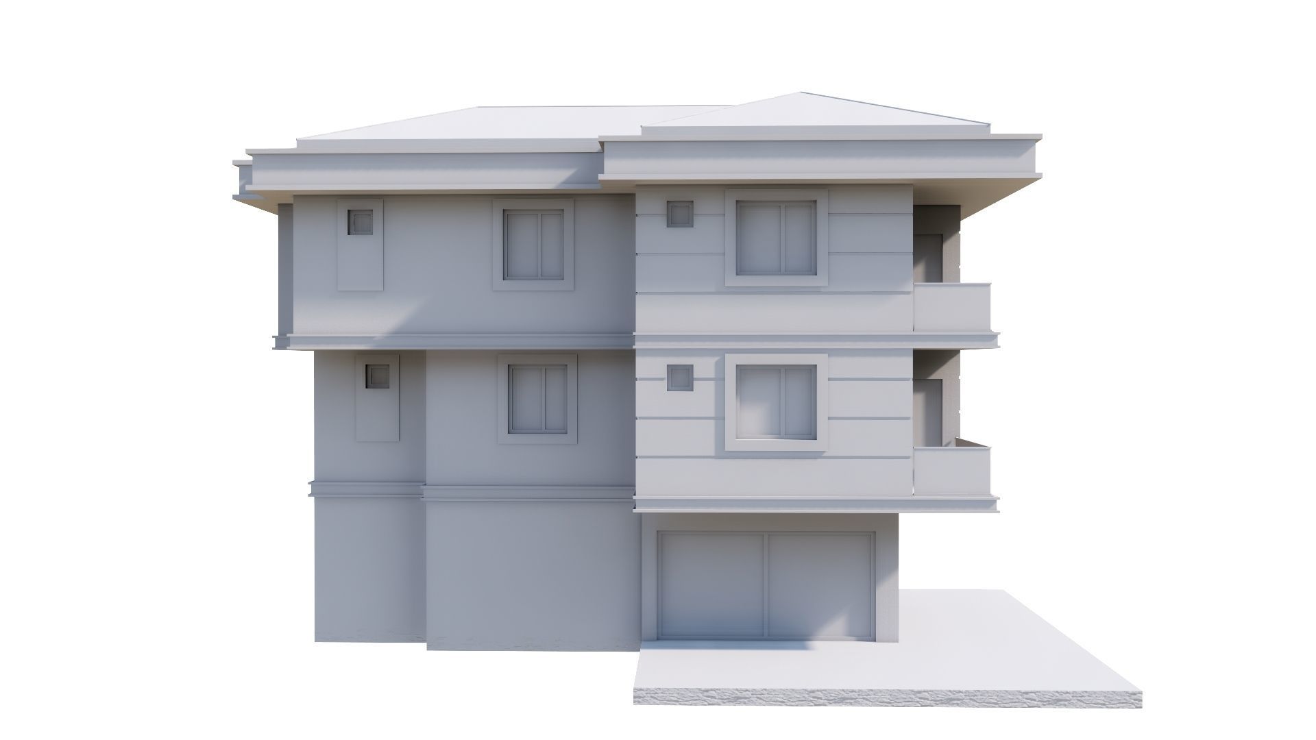 HOUSE 143 Low-poly 3D model_54