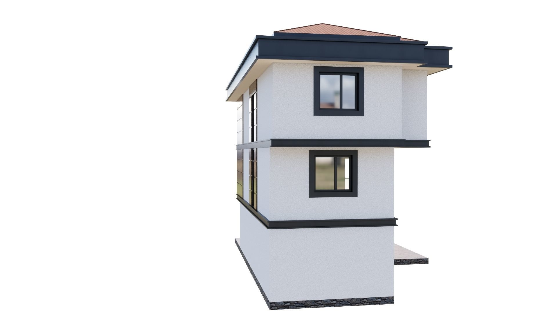 HOUSE 143 Low-poly 3D model_27