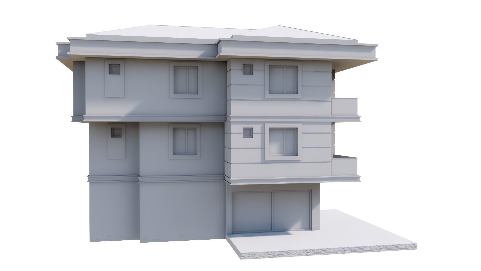 HOUSE 143 Low-poly 3D model_51
