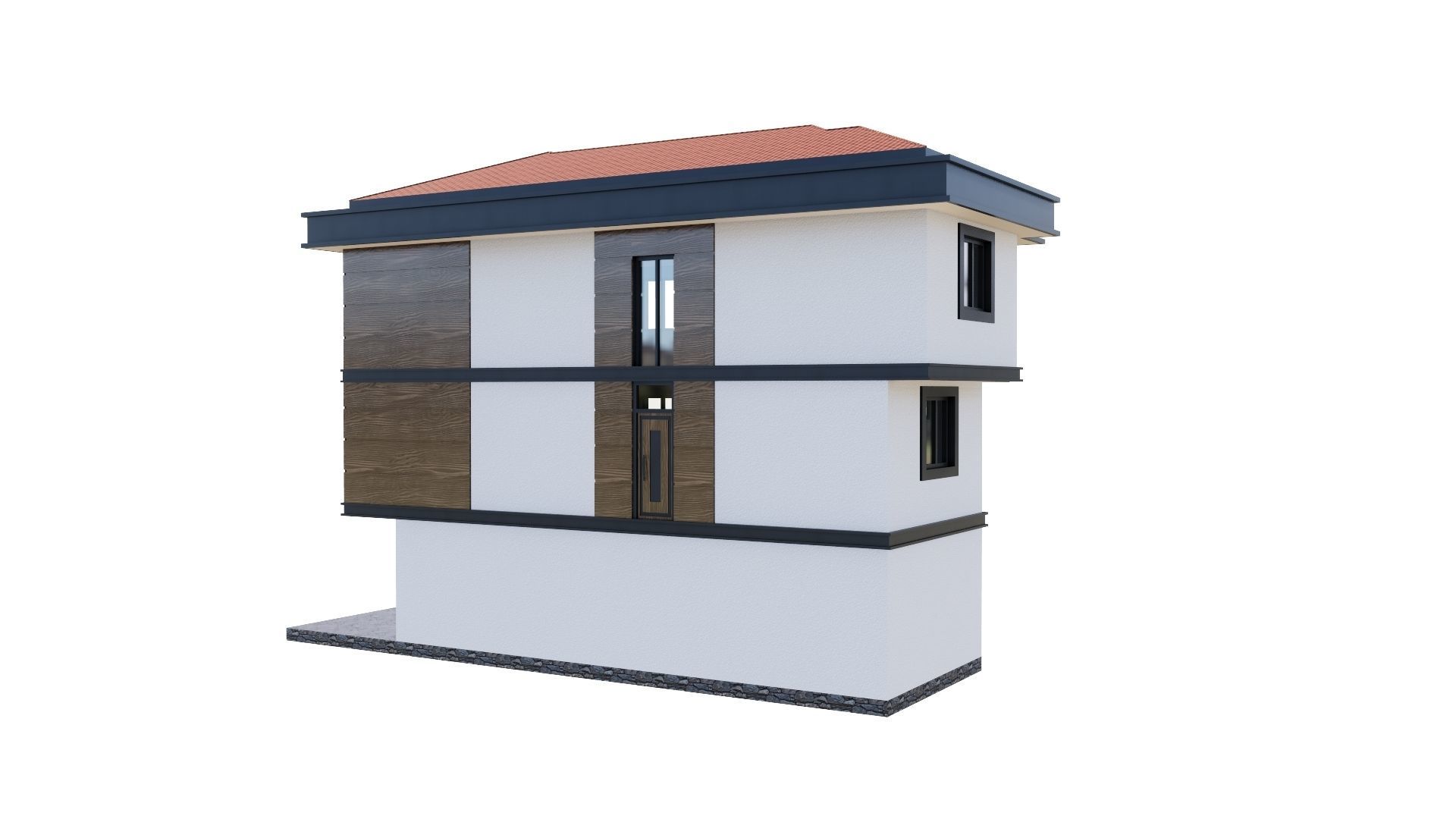 HOUSE 143 Low-poly 3D model_21
