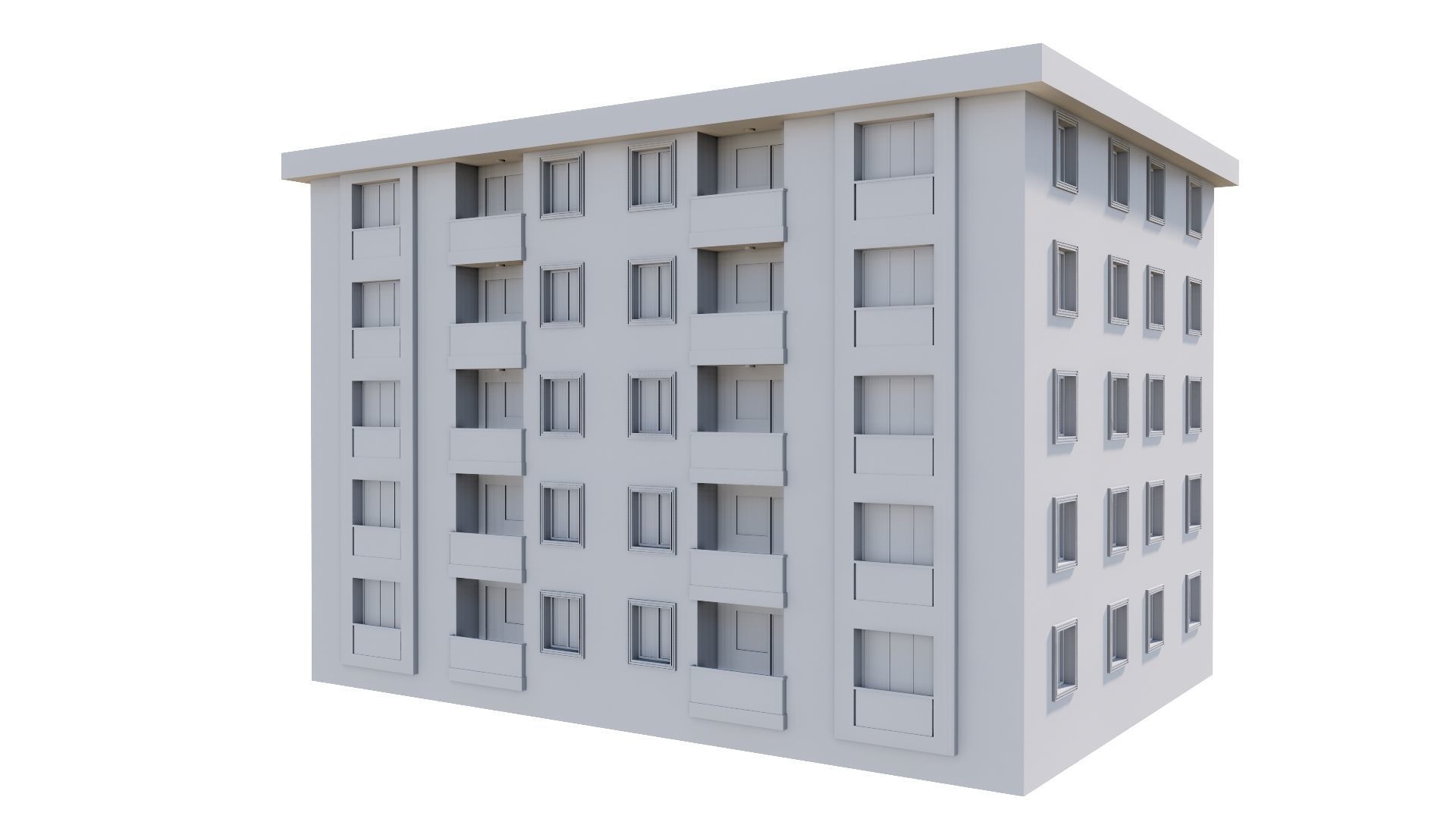 HOUSE 144 Low-poly 3D model_56