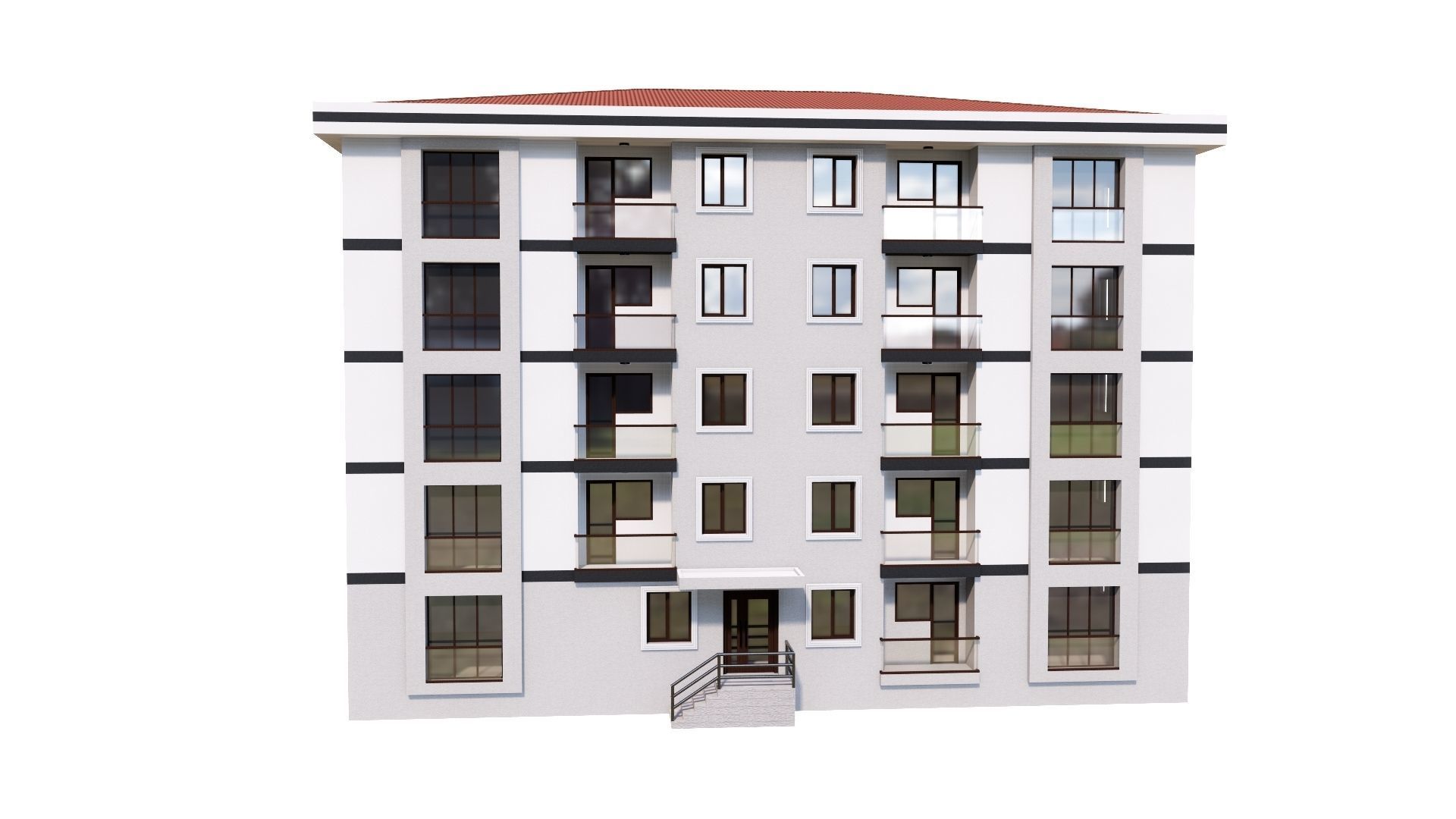 HOUSE 144 Low-poly 3D model_17