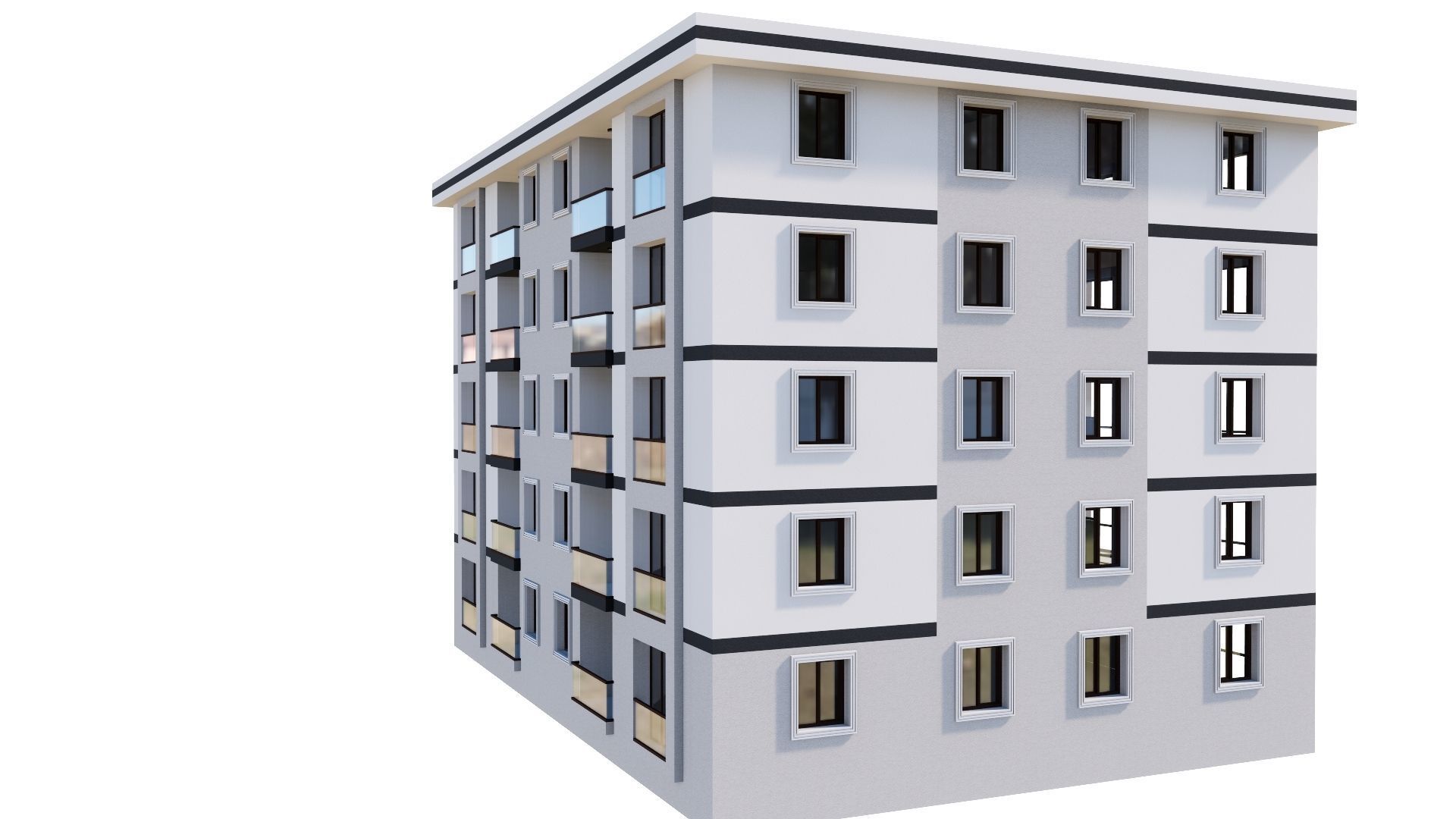 HOUSE 144 Low-poly 3D model_40