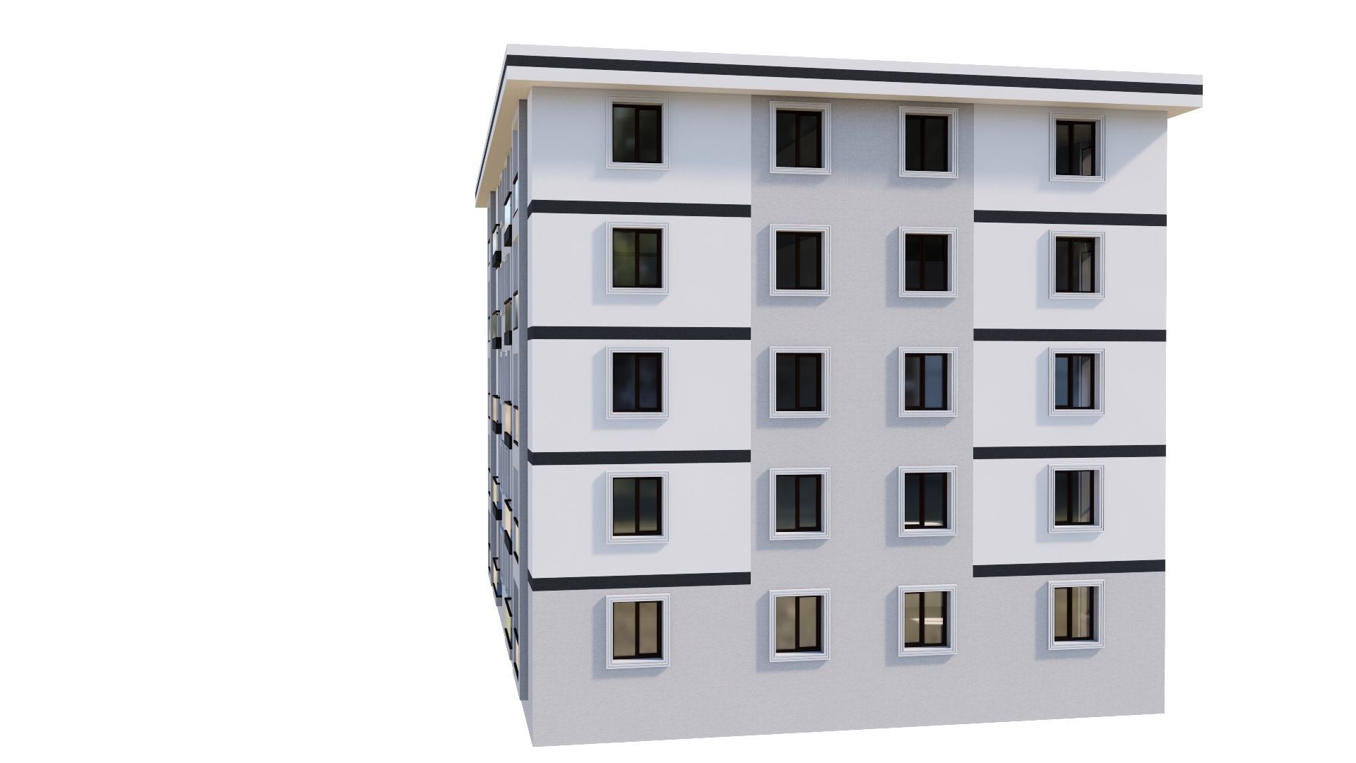 HOUSE 144 Low-poly 3D model_42