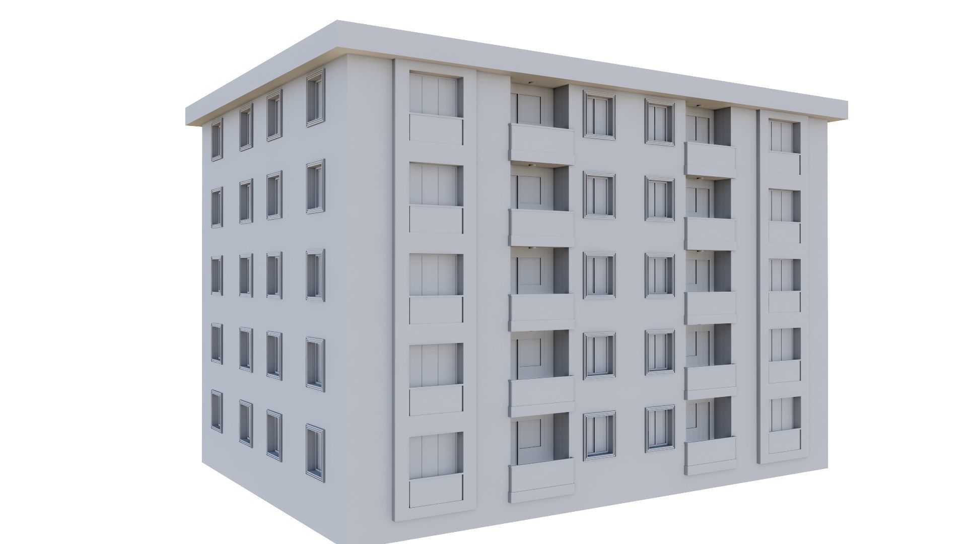 HOUSE 144 Low-poly 3D model_48