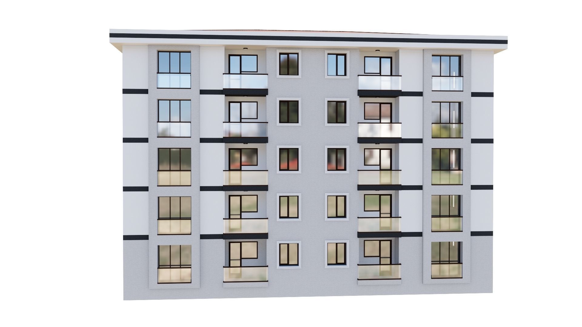 HOUSE 144 Low-poly 3D model_32