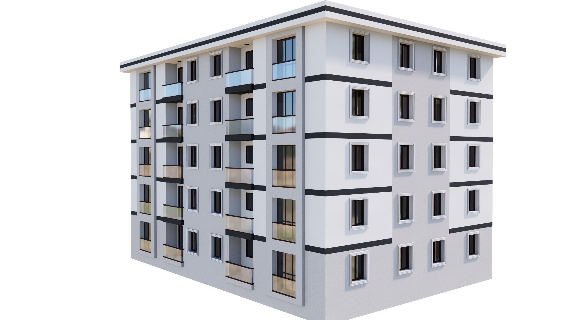 HOUSE 144 Low-poly 3D model_37