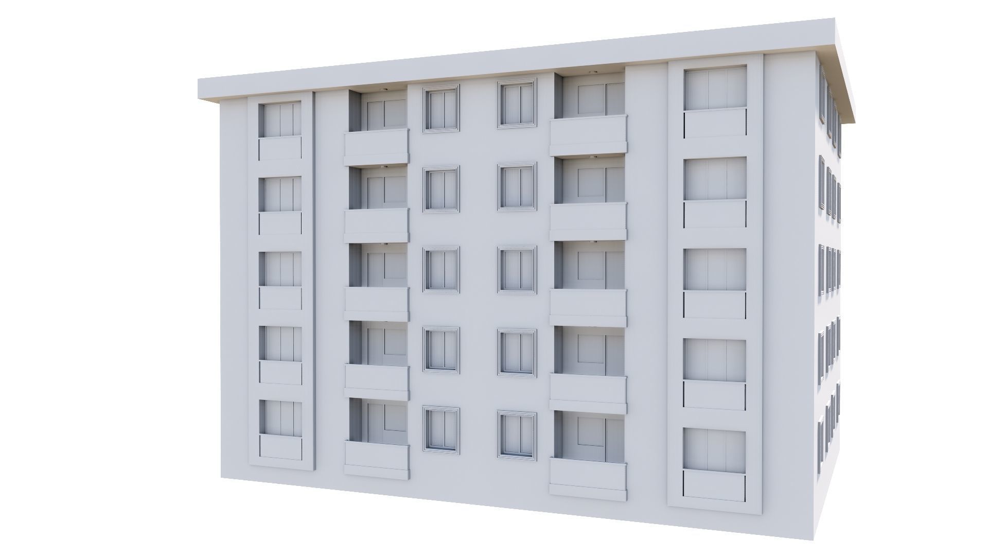 HOUSE 144 Low-poly 3D model_54