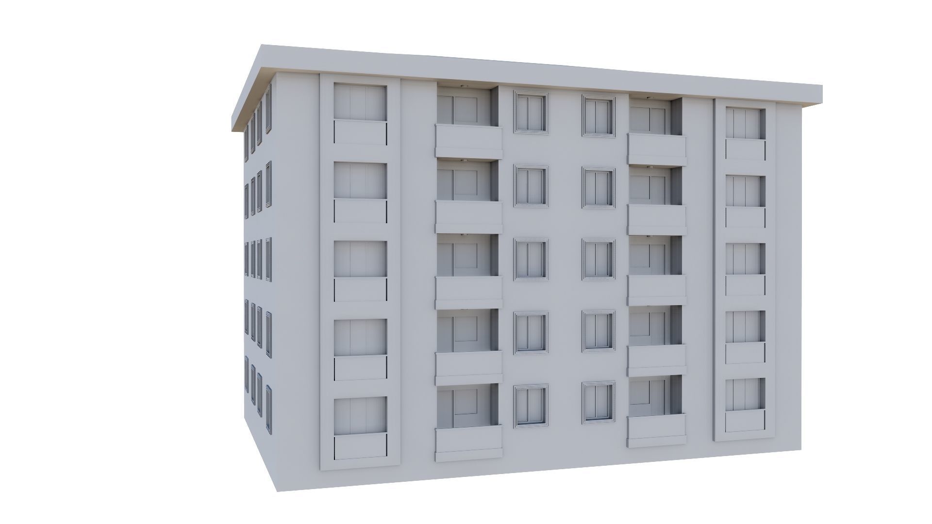 HOUSE 144 Low-poly 3D model_50