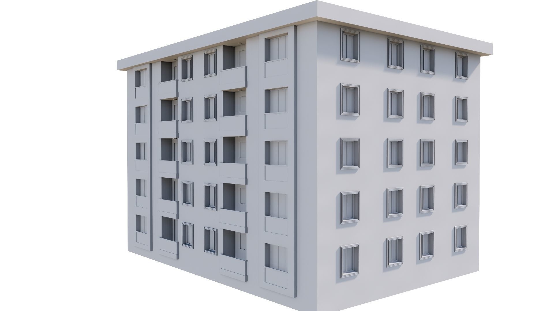 HOUSE 144 Low-poly 3D model_57