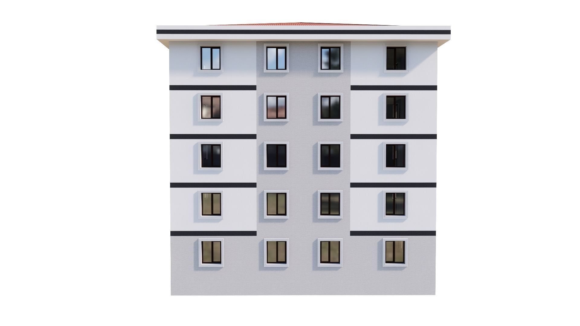 HOUSE 144 Low-poly 3D model_7