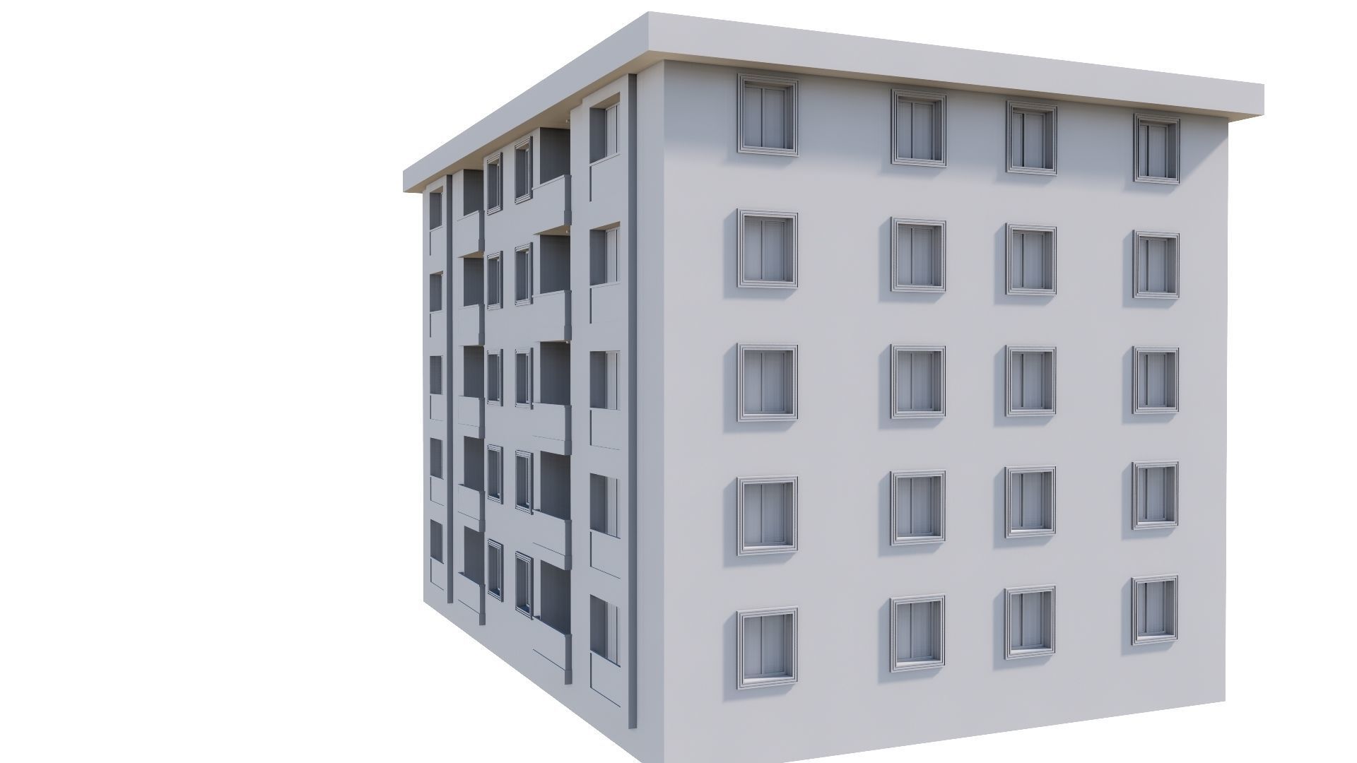 HOUSE 144 Low-poly 3D model_59