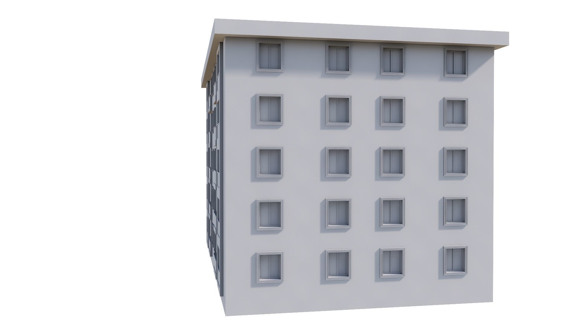 HOUSE 144 Low-poly 3D model_61