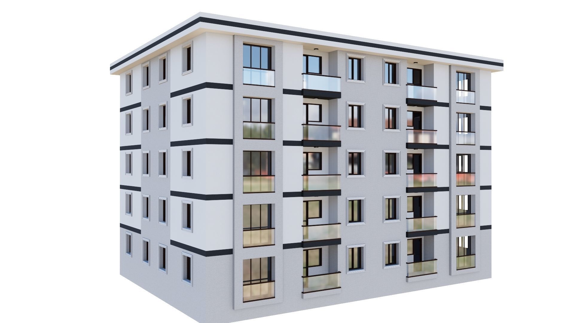 HOUSE 144 Low-poly 3D model_25