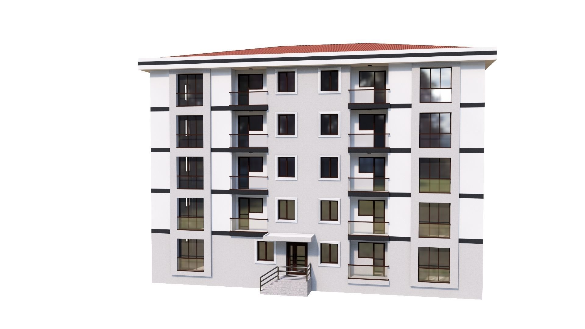 HOUSE 144 Low-poly 3D model_19