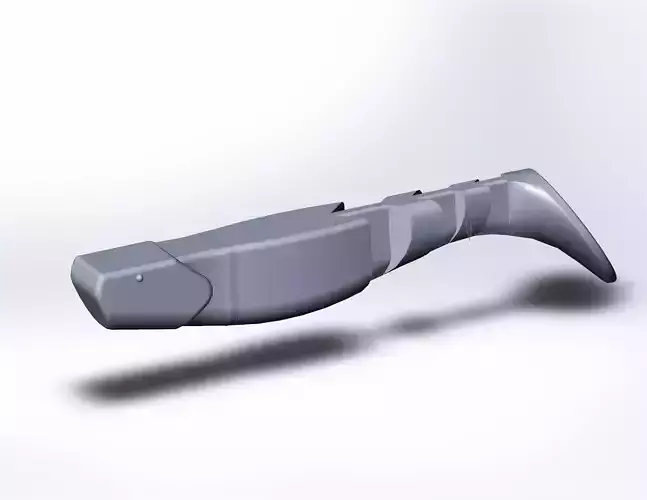 Replica Manns Predator 4 inches Solid Work 3D printable model