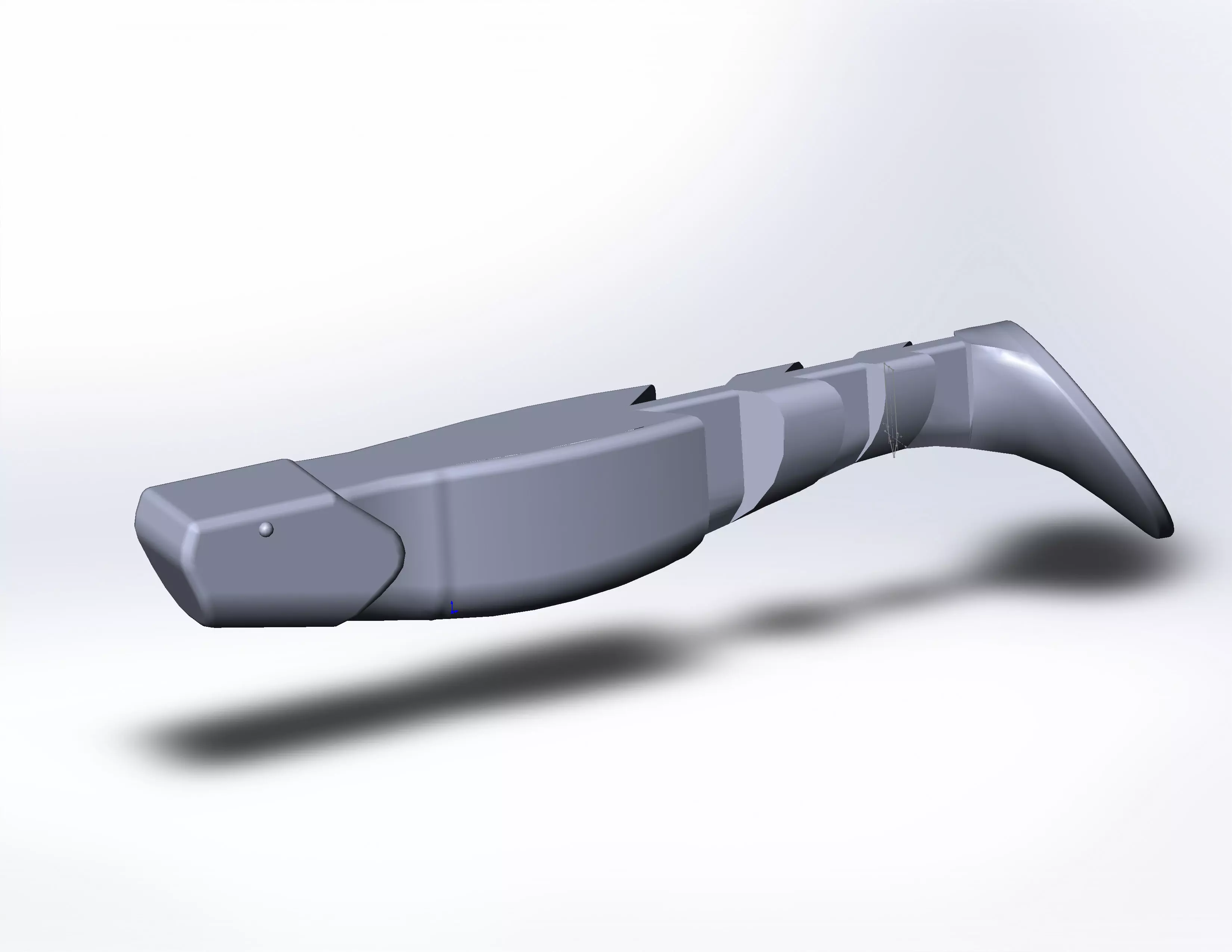 Replica Manns Predator 4 inches Solid Work 3D printable model 3D print model_0