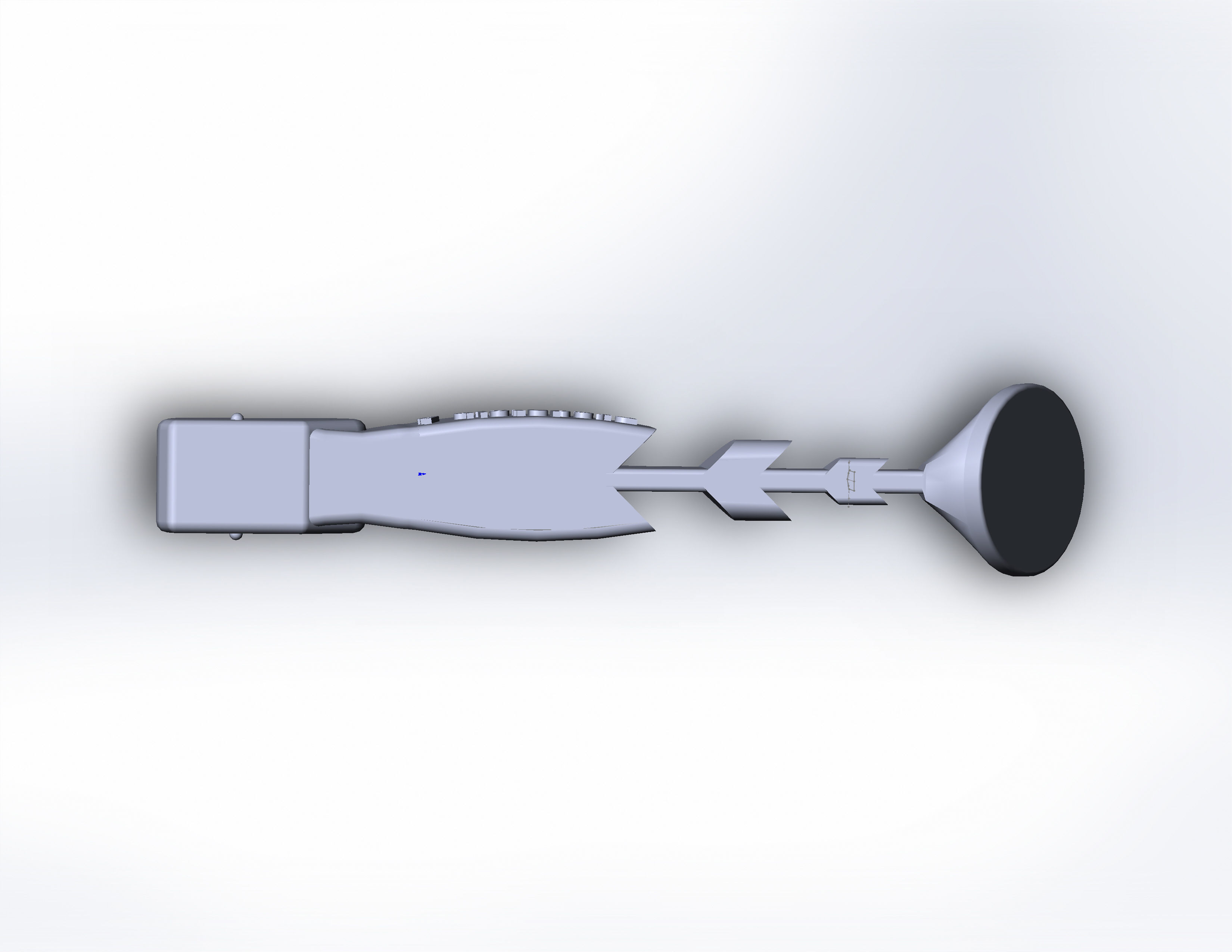 Replica Manns Predator 4 inches Solid Work 3D printable model 3D print model_1