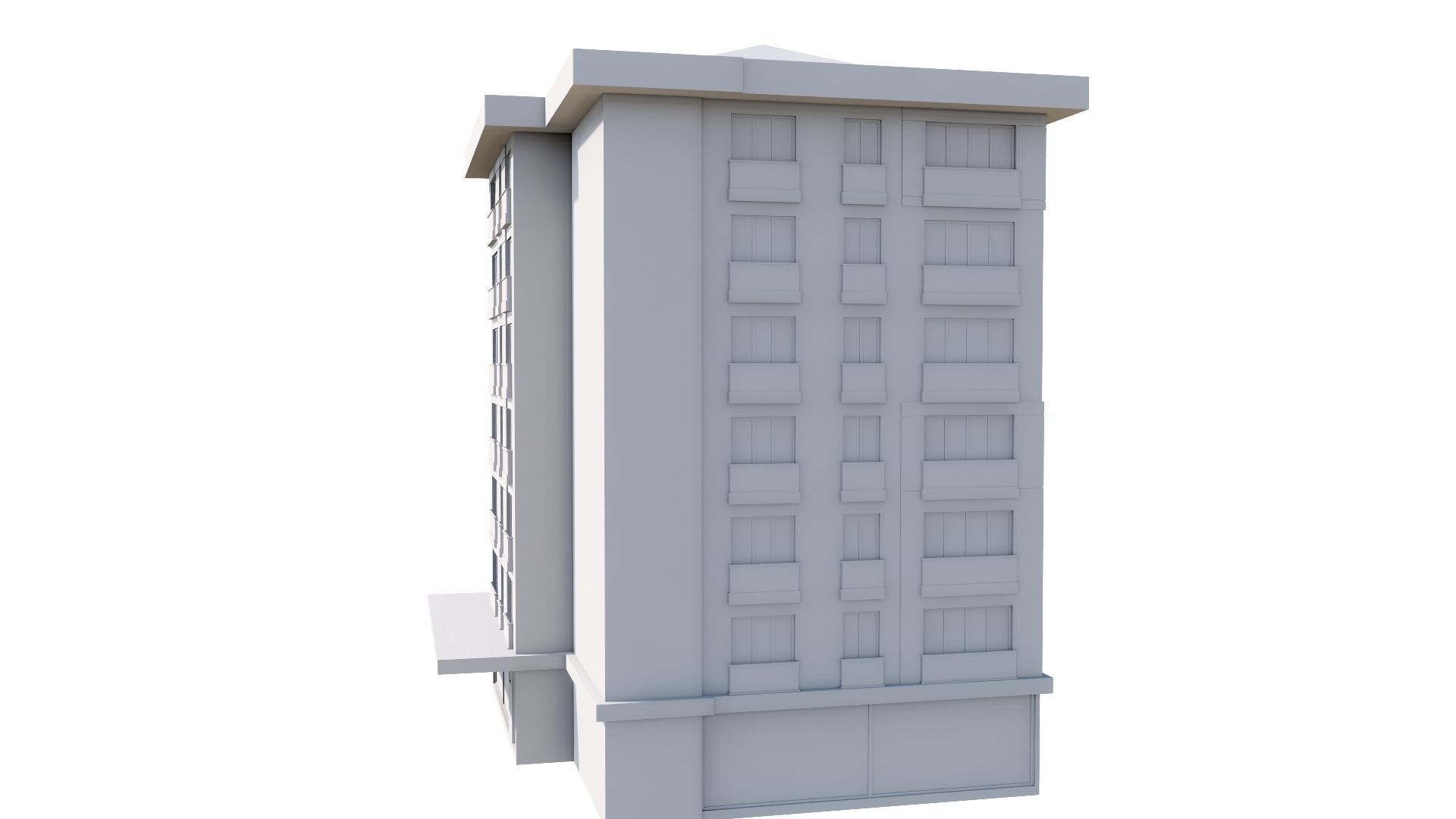 HOUSE 145 Low-poly 3D model_62