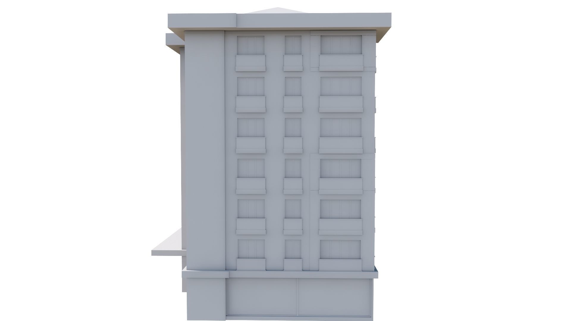 HOUSE 145 Low-poly 3D model_45