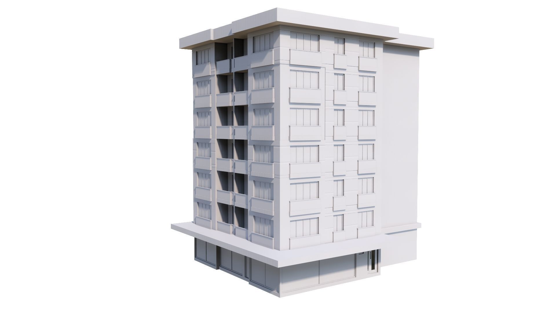 HOUSE 145 Low-poly 3D model_48