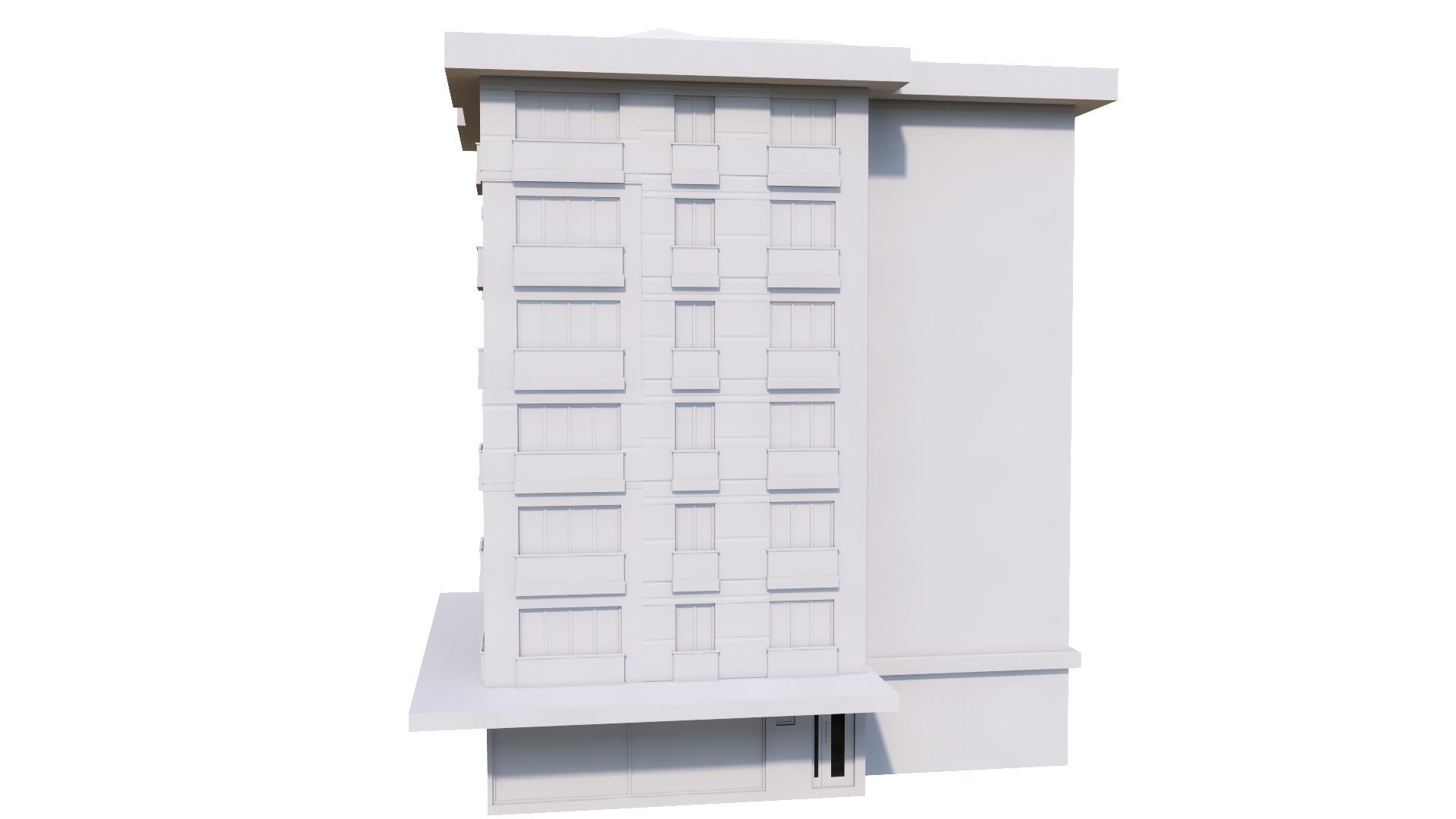 HOUSE 145 Low-poly 3D model_52