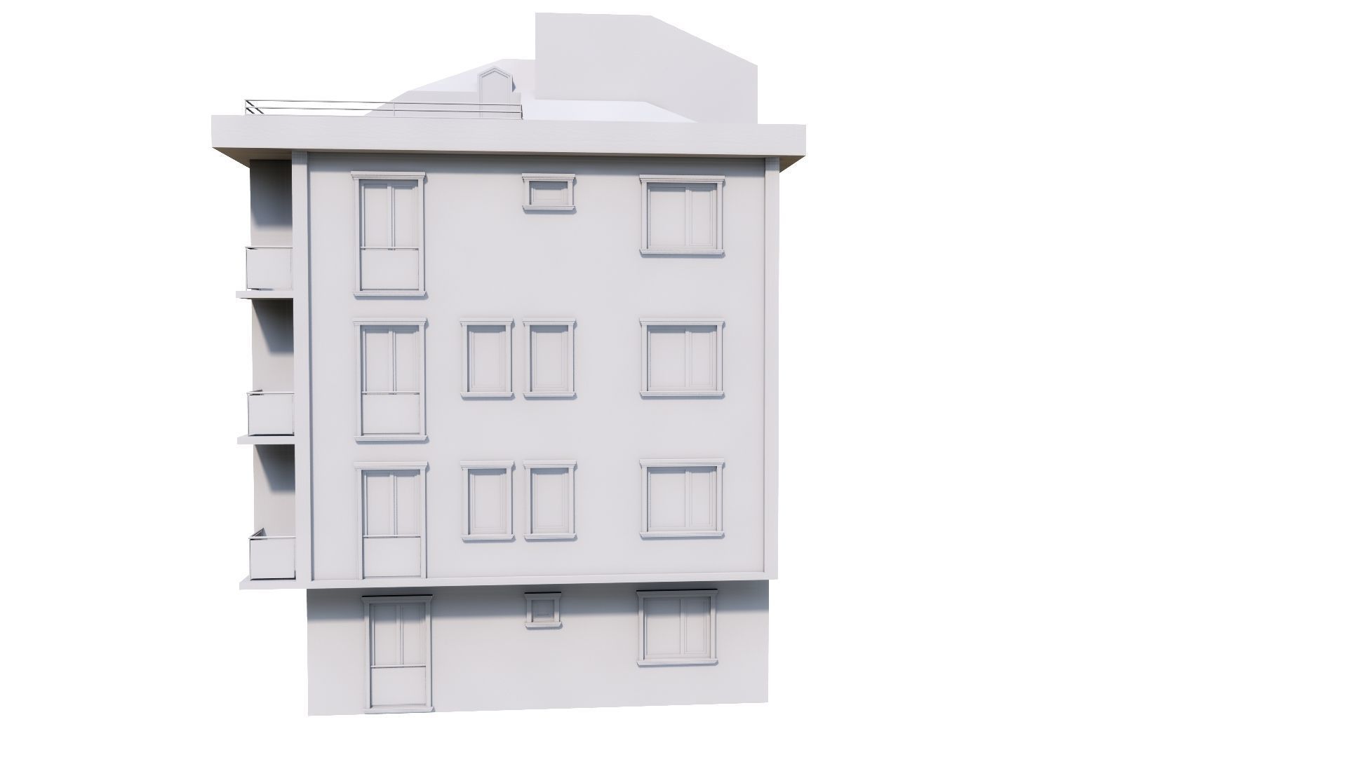 HOUSE 146 Low-poly 3D model_51