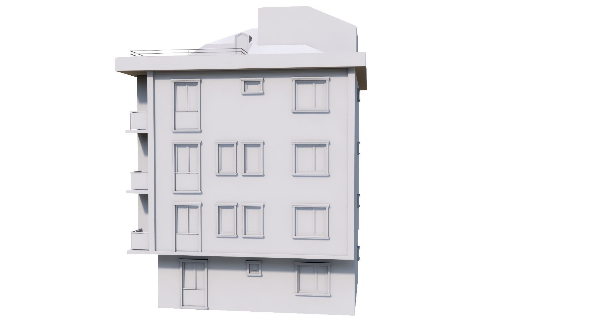HOUSE 146 Low-poly 3D model_54