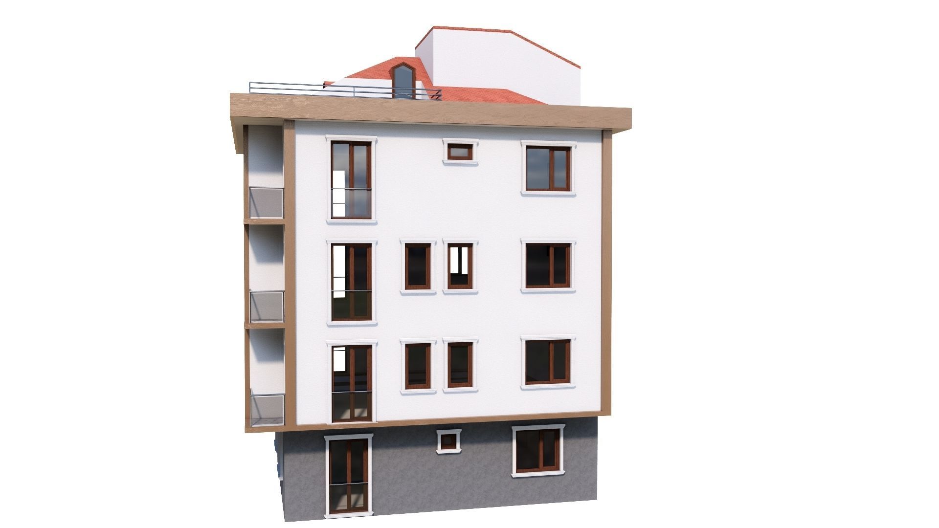 HOUSE 146 Low-poly 3D model_30