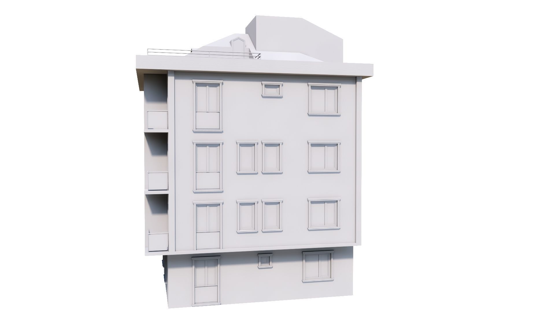 HOUSE 146 Low-poly 3D model_50