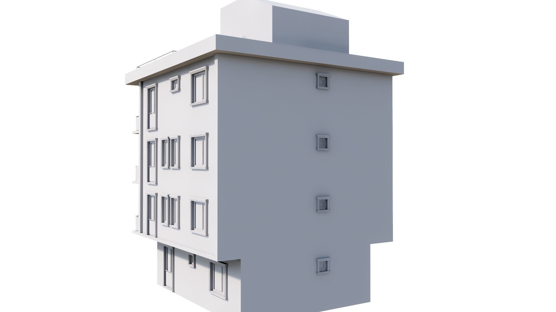 HOUSE 146 Low-poly 3D model_59