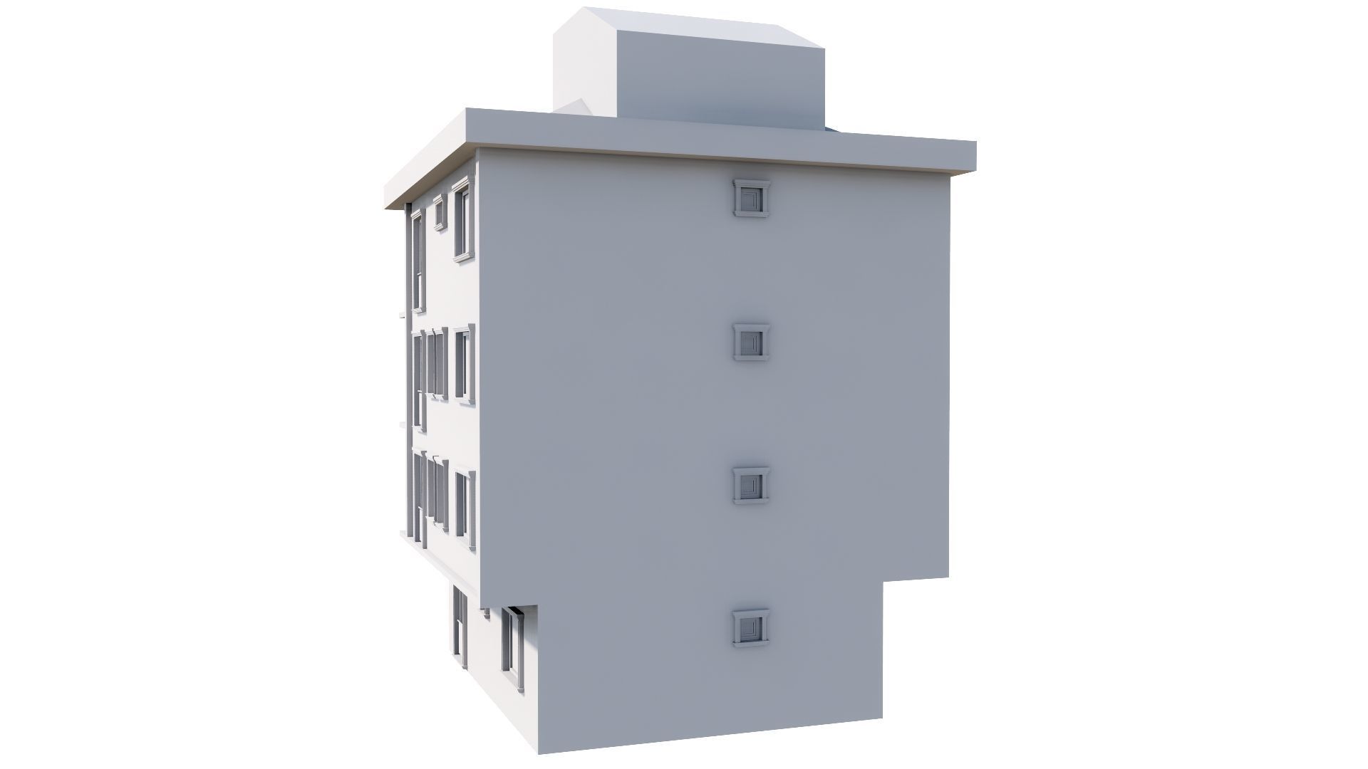 HOUSE 146 Low-poly 3D model_62