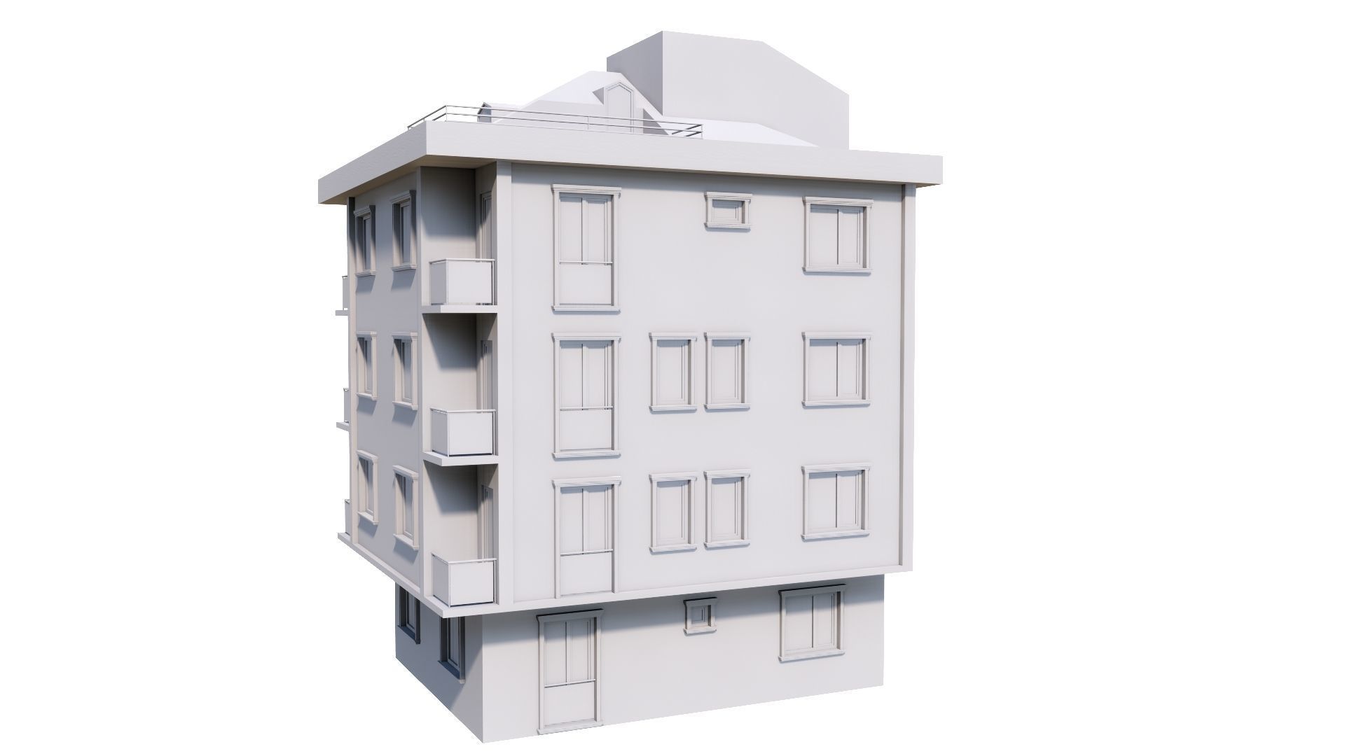 HOUSE 146 Low-poly 3D model_48