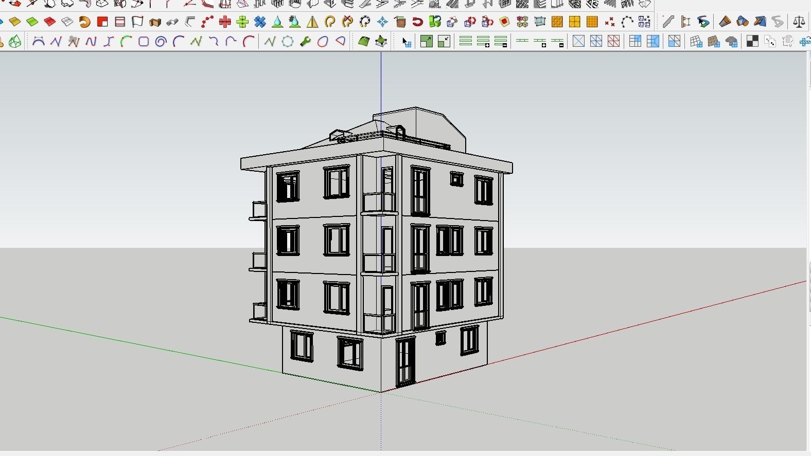 HOUSE 146 Low-poly 3D model_5