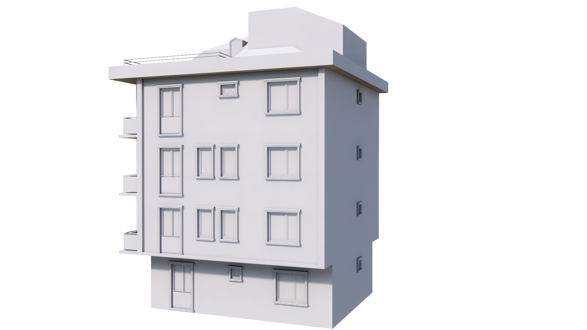 HOUSE 146 Low-poly 3D model_55