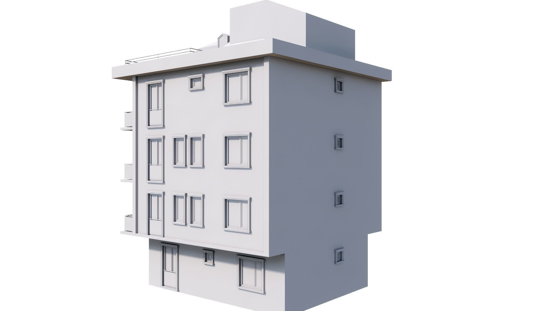 HOUSE 146 Low-poly 3D model_58