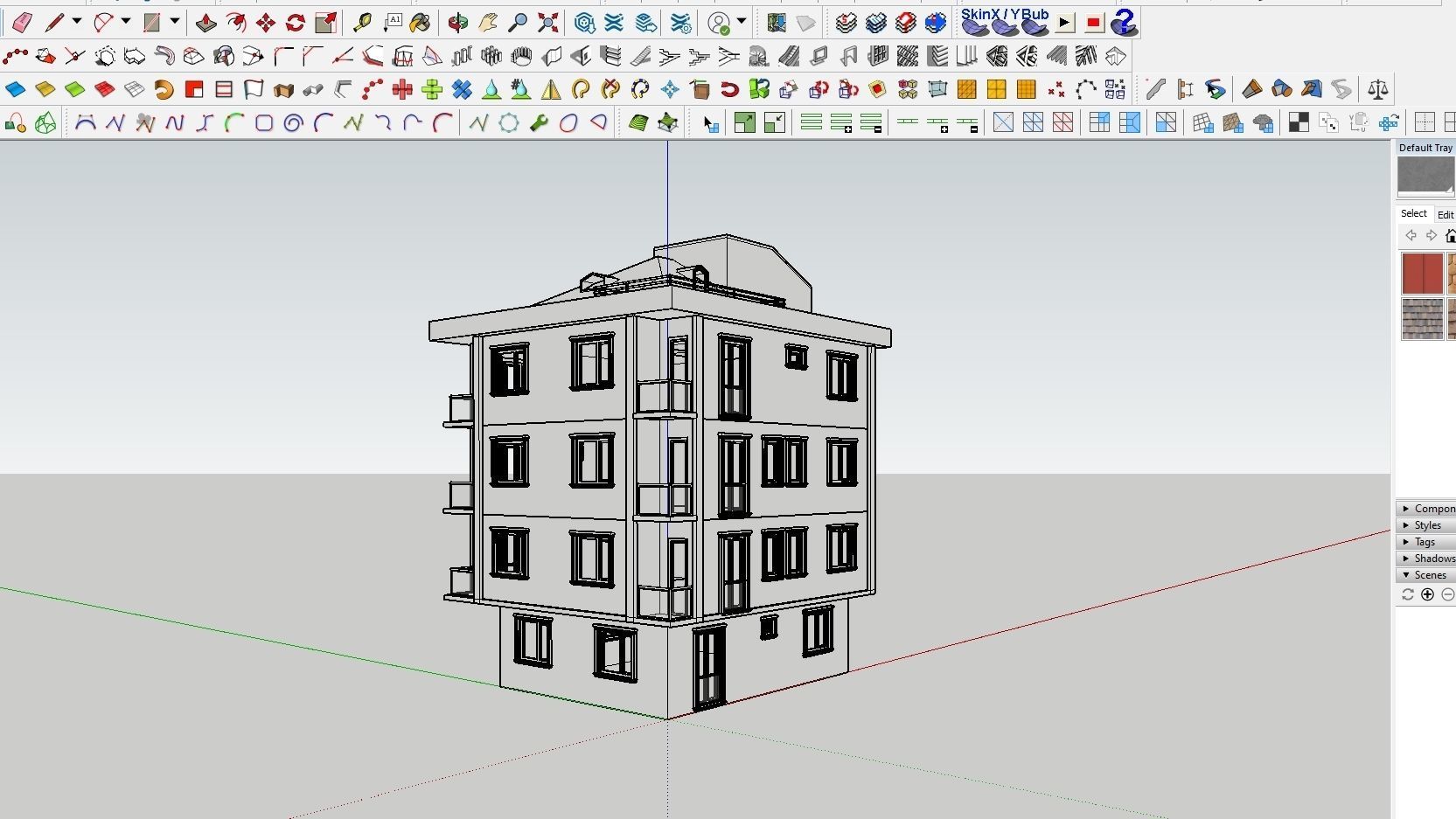 HOUSE 146 Low-poly 3D model_3