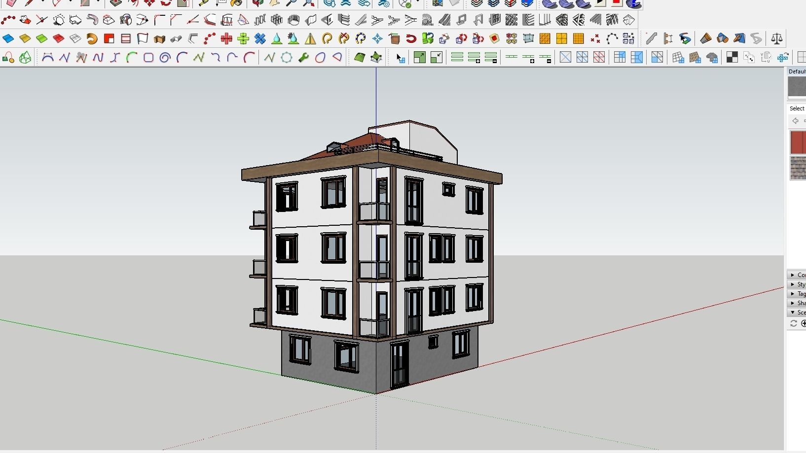 HOUSE 146 Low-poly 3D model_1