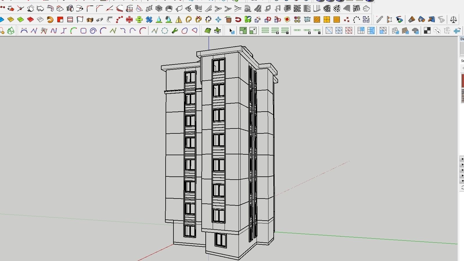 HOUSE 147 Low-poly 3D model_5