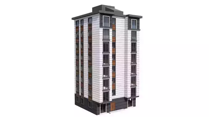 HOUSE 147 Low-poly 3D model