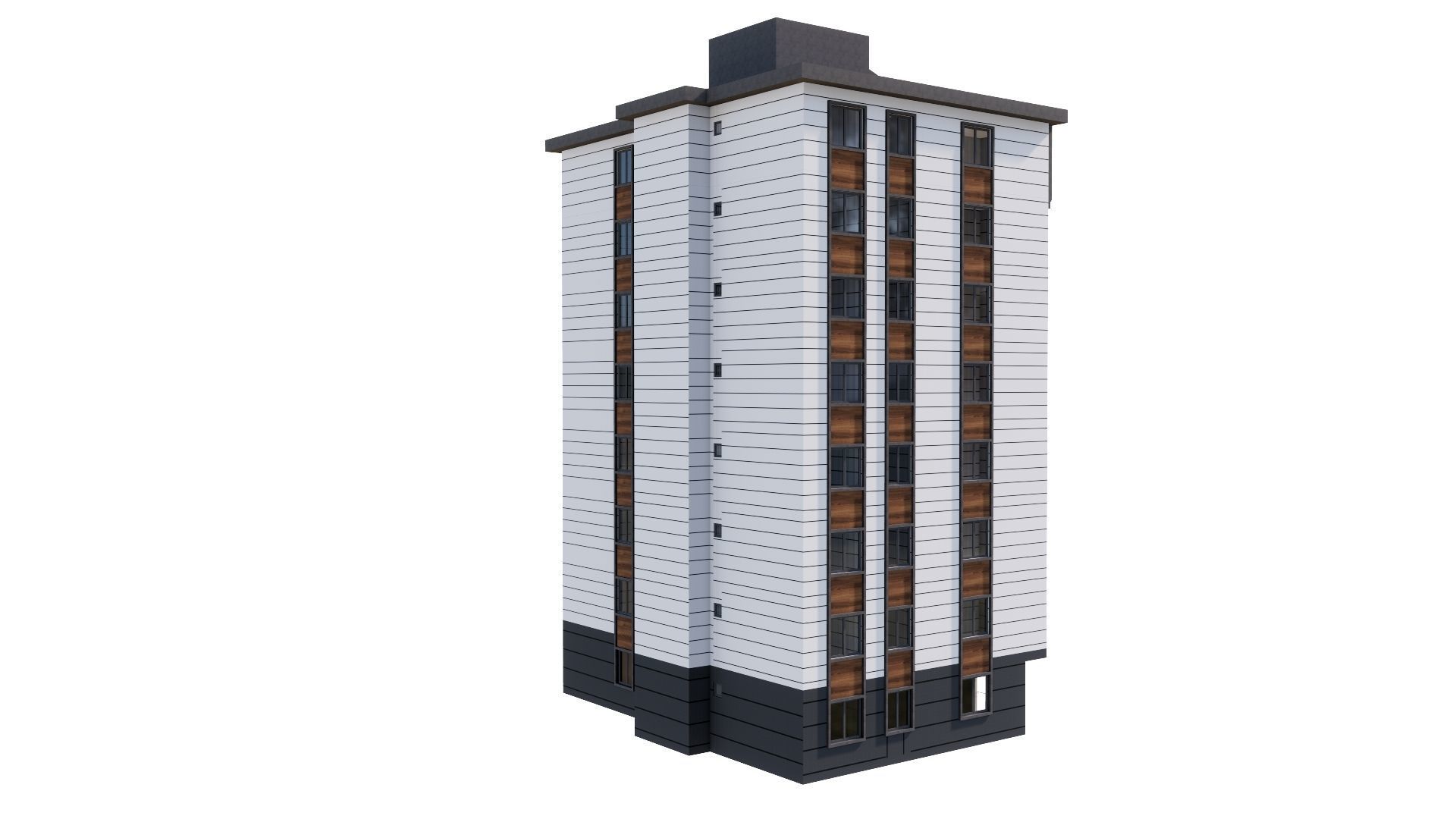 HOUSE 147 Low-poly 3D model_27