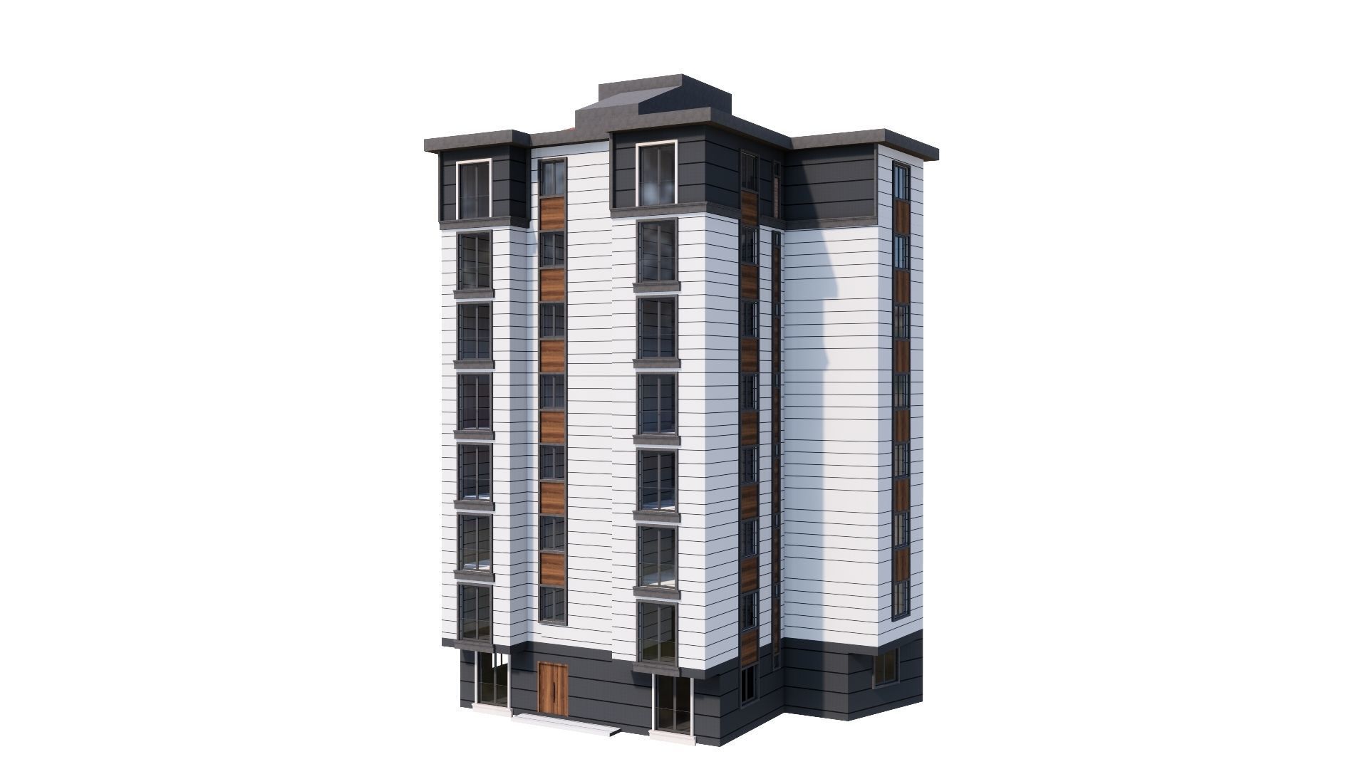 HOUSE 147 Low-poly 3D model_36