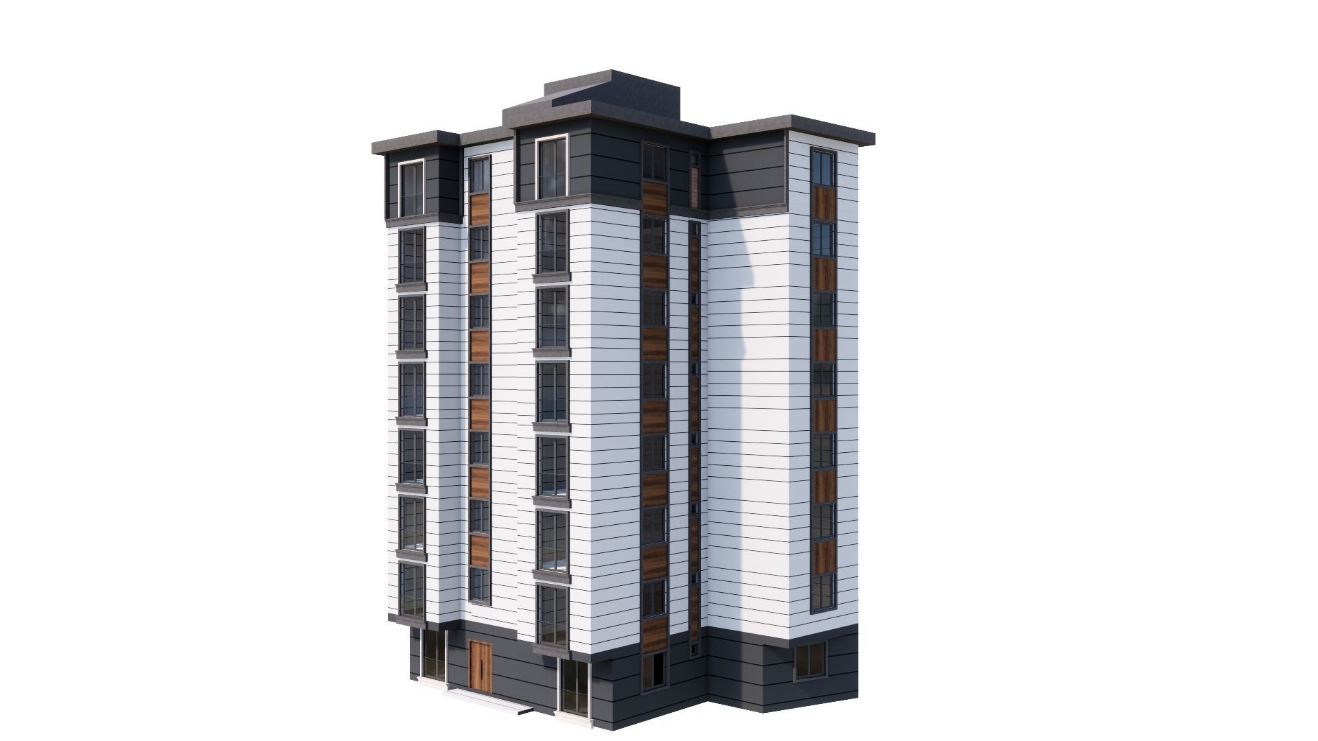 HOUSE 147 Low-poly 3D model_37