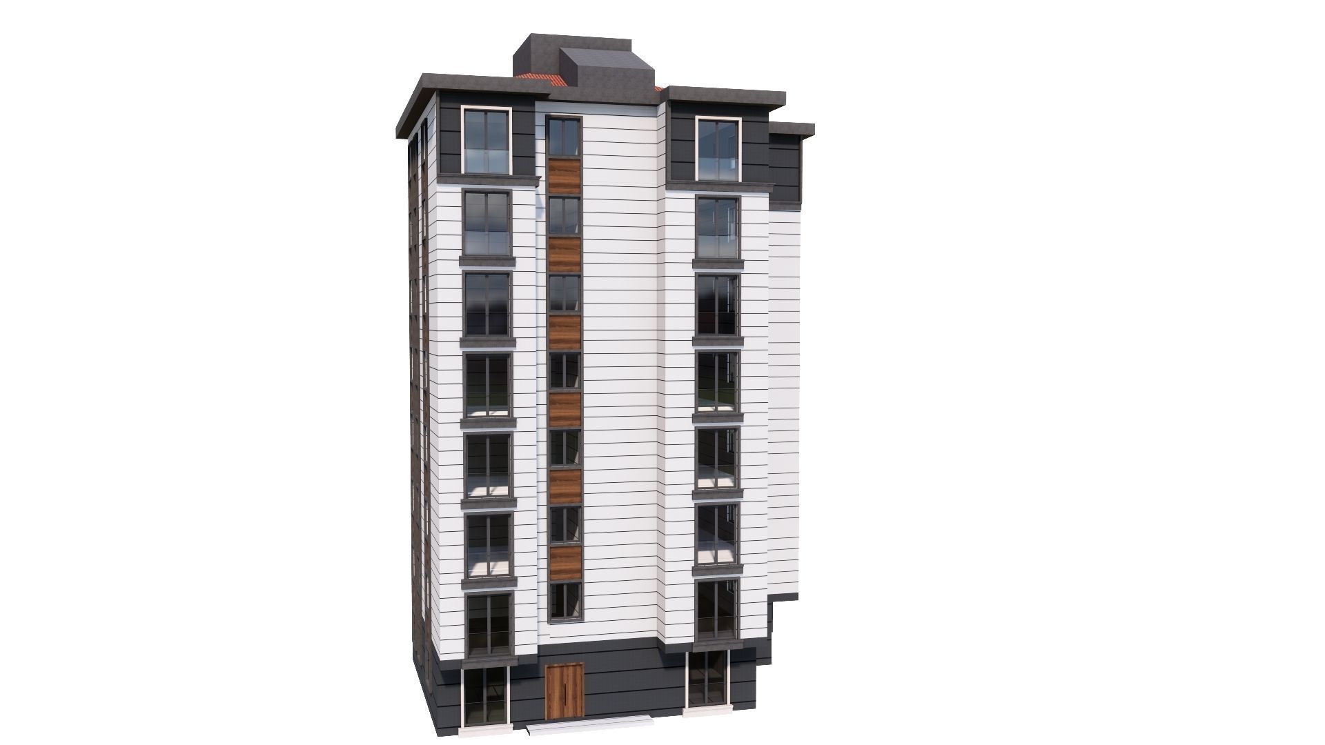 HOUSE 147 Low-poly 3D model_30