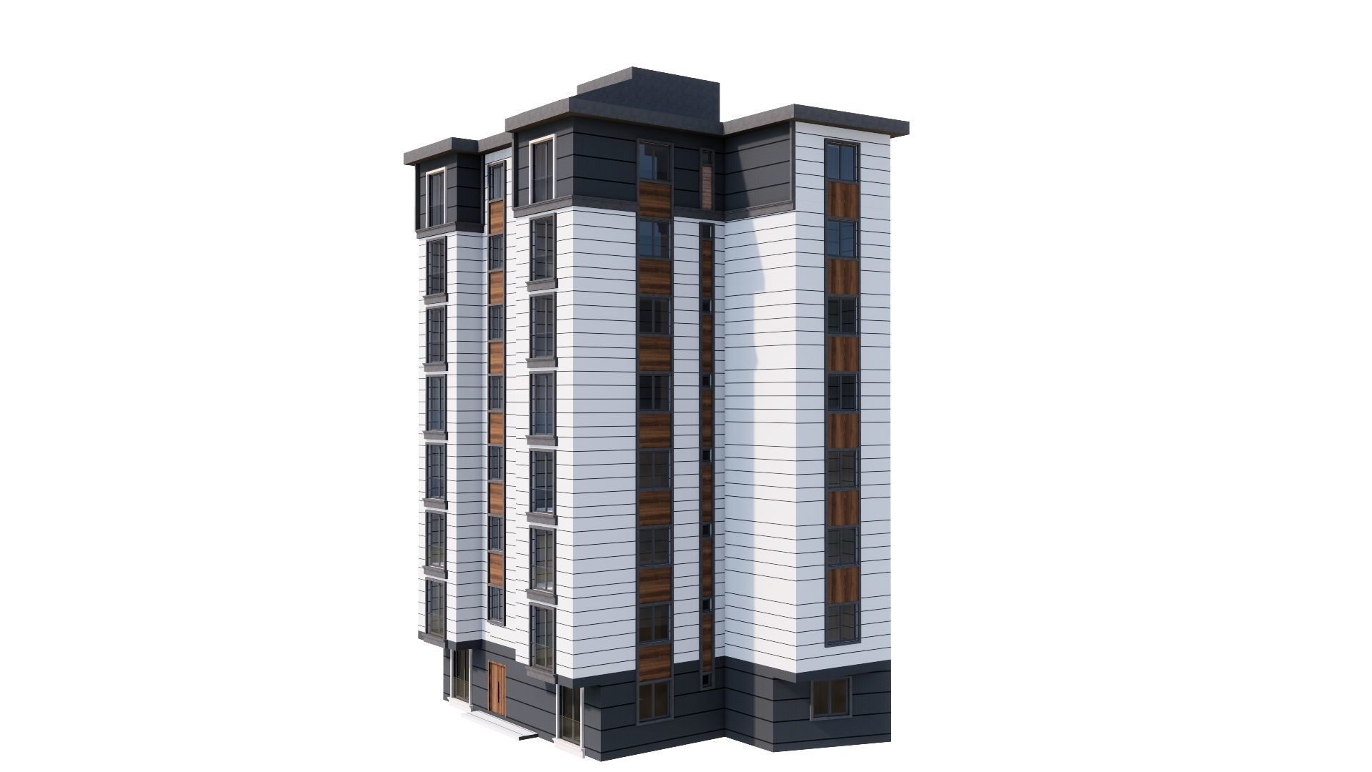 HOUSE 147 Low-poly 3D model_39