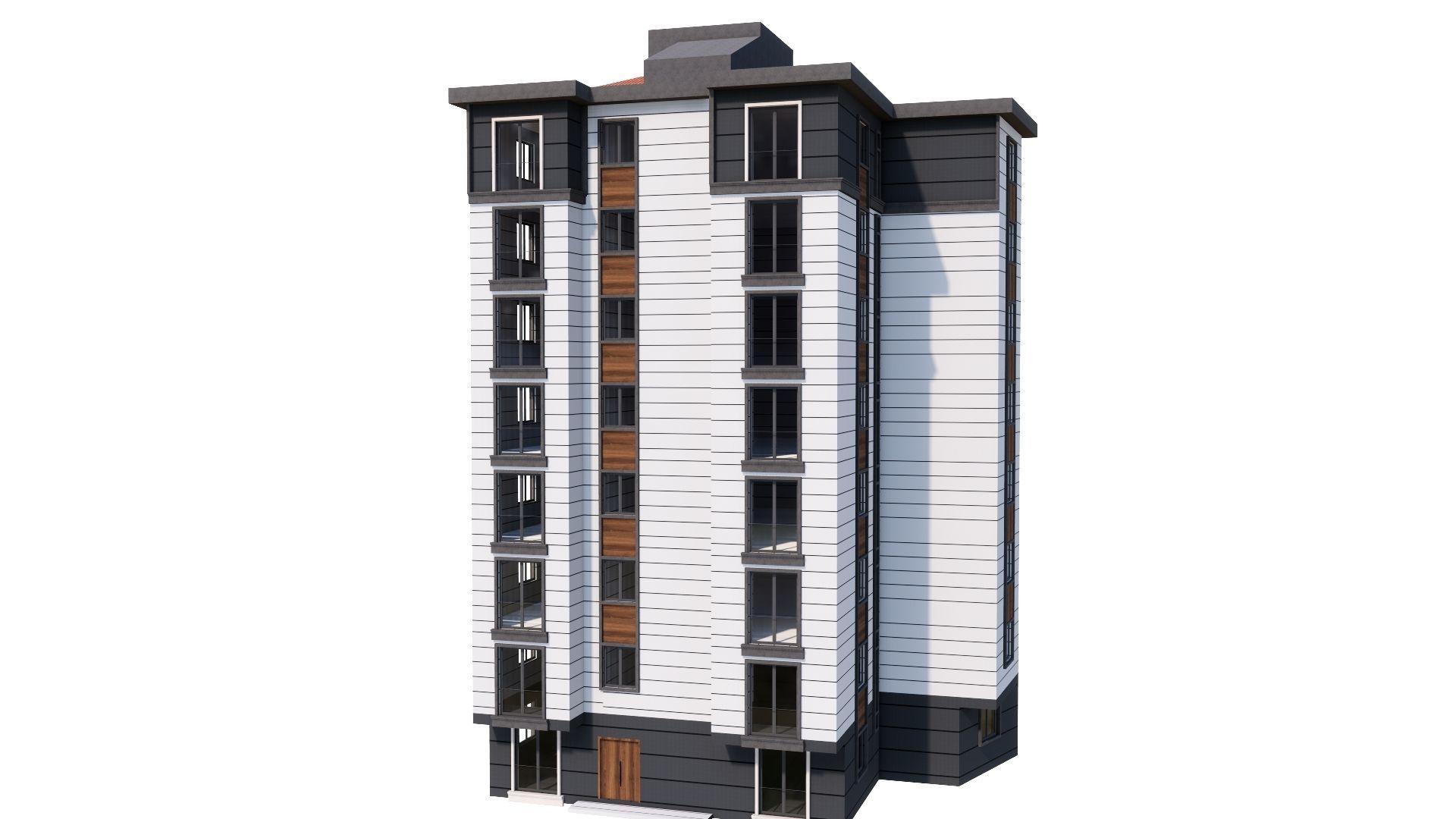 HOUSE 147 Low-poly 3D model_33