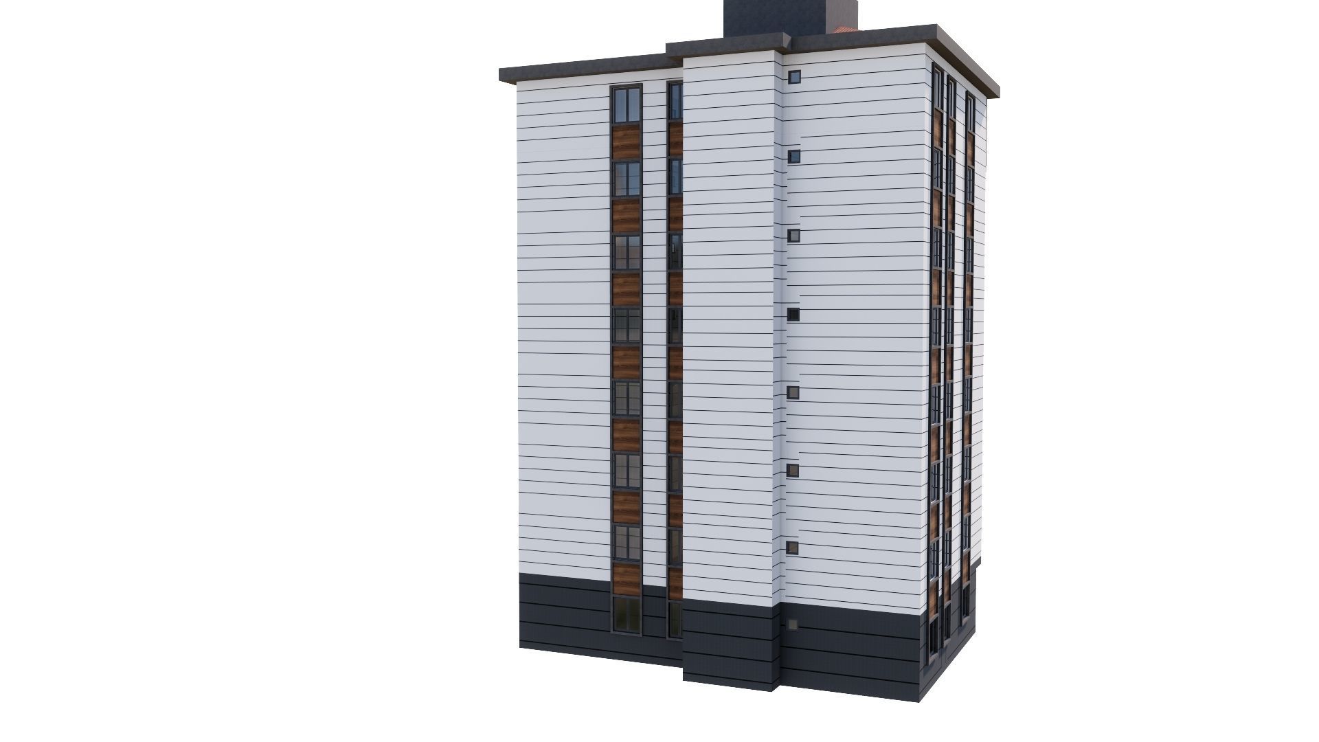 HOUSE 147 Low-poly 3D model_21