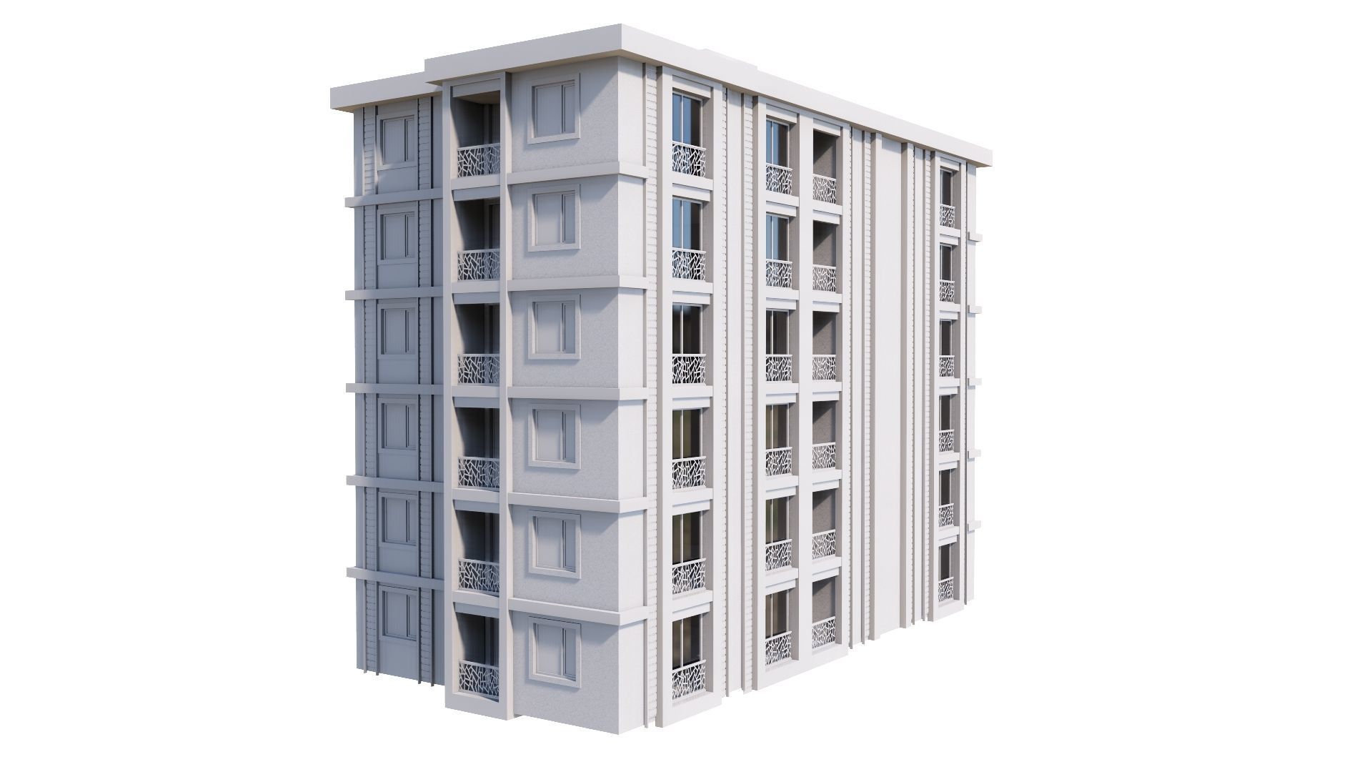 HOUSE 148 Low-poly 3D model_43