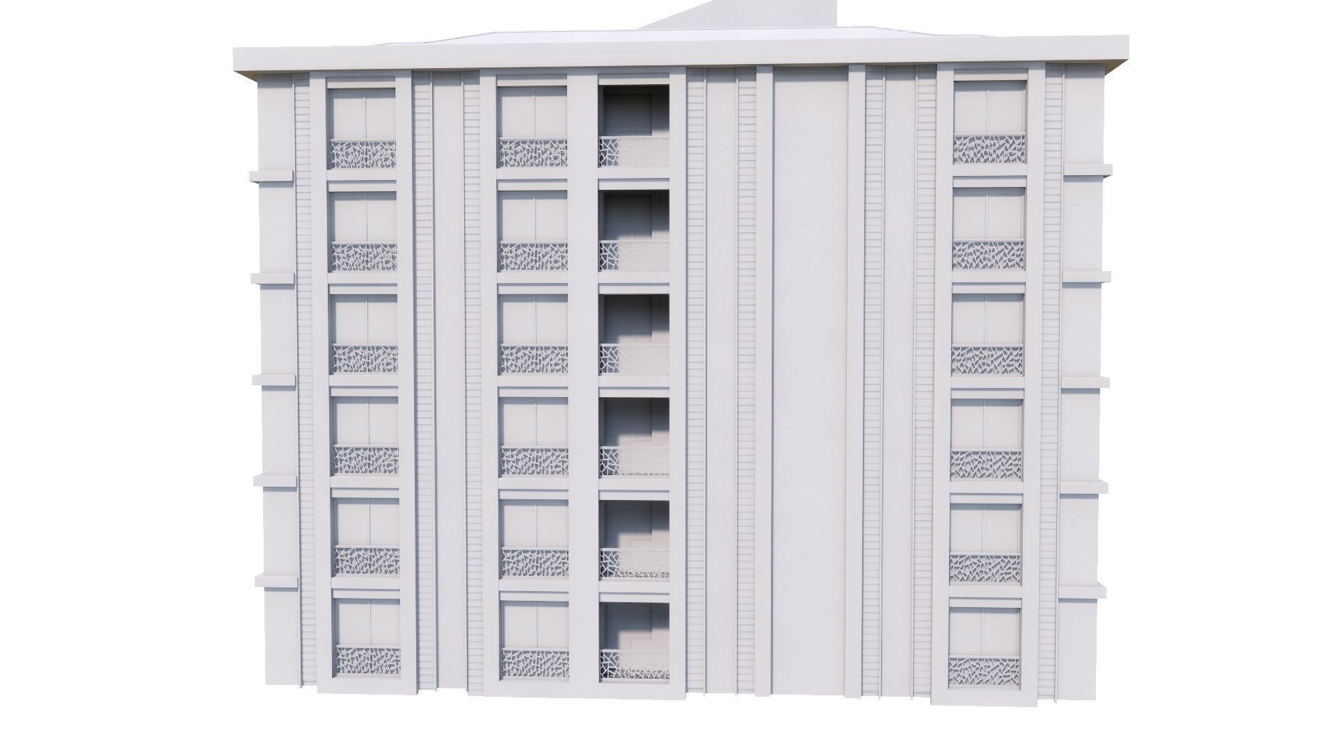 HOUSE 148 Low-poly 3D model_59